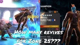 MCOC: How many revives for Incursions Sector 6 Zone 25???