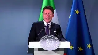 Bruxelles - EUCO, conferenza stampa del Presidente Conte (02.07.19)