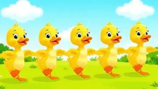 Duck Adventure Song | Fun Cartoon Kids Rhyme & Sing-Along #nurseryrhyme #cartoonkids #kindergarten