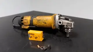 DWE4257 szlifierka kątowa DeWalt - jak wymienić szczotki i przewód