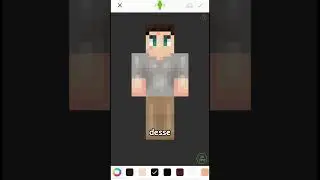 Como ter um skin ORIGINAL pelo CELULAR!! #shorts #minecraft #minecraftskins