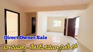 1205 Sft Brand New 2BHK Flat For Sale in Bachupally Gated Community - Direct Owner