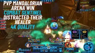 SWTOR - PVP Mandalorian Arena Win Combat Sentinel Distracted their healer