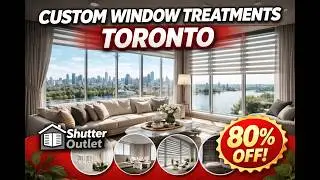Custom Window Treatments. Blinds and Shutters. Toronto Ontario