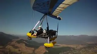 My First Trike (Microlight) Solo - Porepunkah Australia 23rd January 2012