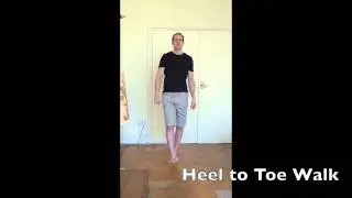 The Balance Doctor - Balance Test - Tandem walk