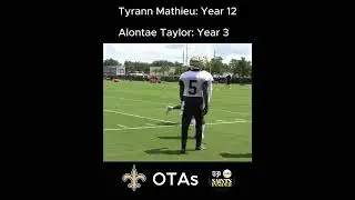 #Saints defensive backs get in work at OTAs
