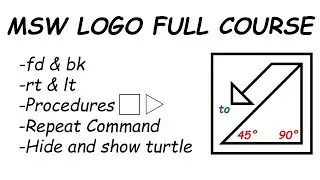 MSW LOGO all commands for beginners