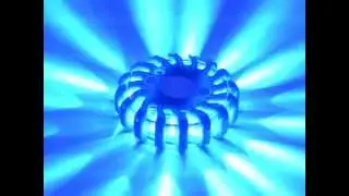MacTronic LED Warnlicht DS-BLUE-AKU-1