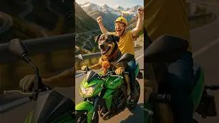 Dog on a Bike &ndash; AI Magic!