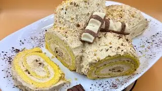 Tronchetto Kinder Bueno White – Dolce di Capodanno Facile e Goloso