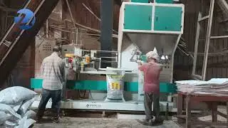 Automatic Bag Sewing Packing Machine for Fertilizer/Rice/Feed/Grain Filling Packing Machine#packing