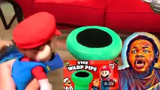 SML Movie: The Warp Pipe (REACTION) #sml #jeffy #nintendo 😂🕳️