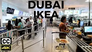 Dubai Ikea | Walking Tour | Show Rooms | Food Court | 4K | 2023