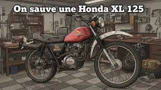 On sauve une Honda XL 125 de 1976 ! Récupération + démontage complet père et fils (Épisode 1)
