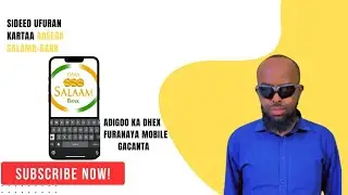 Barnamuujkii Sideed Usamaysan kartaa Adigoo mobile Dara-salaam Bank ka dhex Furanaya @ogaansho