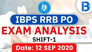 IBPS RRB PO Prelims (12 Sept 2020, 1st Shift) | Exam Analysis & Asked Questions