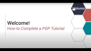 Tutorial: Completing a Professional Growth Plan (PGP)