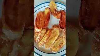 Sugar Coated Banana🍌🍬 #shorts #banana #crispy #sugar