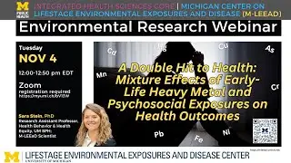 &ldquo;A Double Hit to Health: Mixture Effects of Early- Life Heavy Metal and Psychosocial Exposures ...&rdquo;