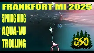 INSANE Spring King Salmon Action &ndash; Triple Hookup + Big Chrome Catches | Frankfort, MI