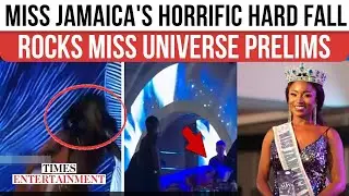 Miss Universe Jamaica&rsquo;s Shock FALL Caught on Camera: Beauty Queen Rushed Away on Stretcher | WATCH