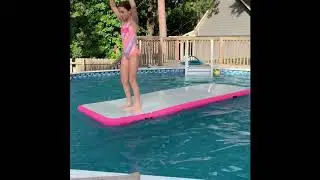 Air Track Water Gymnastics Challenge