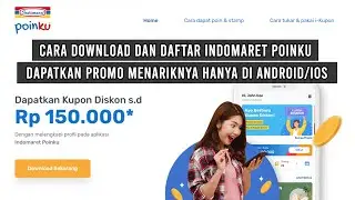 CARA DOWNLOAD DAN DAFTAR DI APLIKASI INDOMARET POINKU SERTA DAPATKAN PROMO MENARIK! #INDOMARETPOINKU