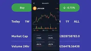 Cryptocurrency trade and wallet mobile app UI Kit using Flutter