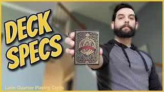 Casino Vibes with ⚜️ Latin Quarter ⚜️ PLAYING CARDS - DECK SPECS