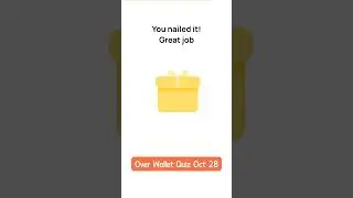 Over Wallet today quiz answer: Oct 28 🌐 Over Wallet airdrop