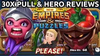 Harvest 30x Pull + Hero Reviews For Bartholomew & Elsbeth! How Many Bonus Draws?! Empires & Puzzles