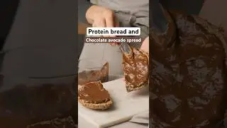 Two Ingredient Protein Bread with Chocolate Avocado Spread