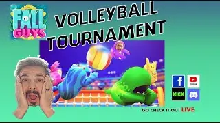 Fall Guys Customs Volleyball Tournament!  Who will be crowned CHAMP?!