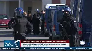 Apreendidas armas e munições na Ameixoeira