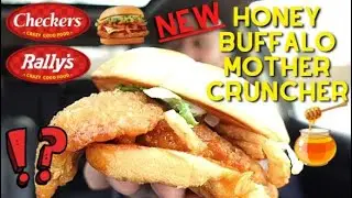 What is this!?!  - Rally's and Checker's NEW Honey Buffalo Mother Cruncher