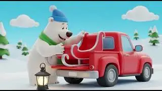 Polar Bear Delivery Truck