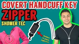 TOP SECRET Special Ops Tool For Escaping Handcuffs Revealed? Zipper Pull Handcuff Key | EDC Gear