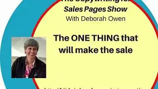 The ONE THING to make the sale - Deborah Owen - 004