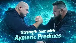 Testing my strength with Aymeric Pradines