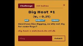 CyberDemon FECTF 2022 | Web | Dig Host #1 Writeup