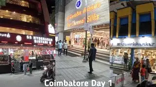 Coimbatore Tamil Nadu India 🇮🇳 || Race Course Road || Gandhipuram Market || Coimbatore Airport CJB