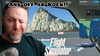 Rock of Gibraltar flyby | Microsoft Flight Simulator 2020