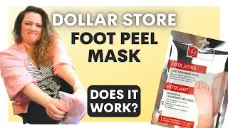 Dollar Store Foot Mask - Foot Peels Before and After - Does It Work???