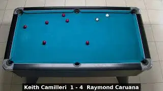 Keith Camilleri vs Raymond Caruana | CISK LAGER NATIONAL SINGLES CHAMPIONSHIP 2025/2026 | Round 1