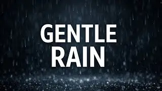 Gentle Rain Sounds for Deep Sleep 🌧️ | 10 Hours Relaxing White Noise (Dark Screen)
