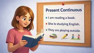 Present Continuous Explained Clearly | Learn English Grammar | Study English with CherryBerry 🍒