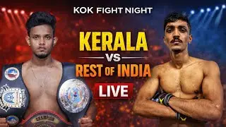 🔴 KOK Fight Night LIVE | Kerala vs Rest of India | Kickboxing | K1 Kerala | Calicut