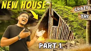 I Built A Survival Shelter in JUNGLE | Real Forest Challenge | Part-1