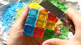 🧼 Pixel Soap Cutting & Carving [No Talk AI ASMR] | Retro Gaming Satisfying Cuts 🎮